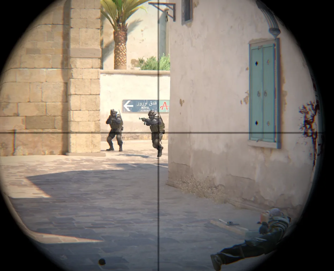 Outside Long on Dust II