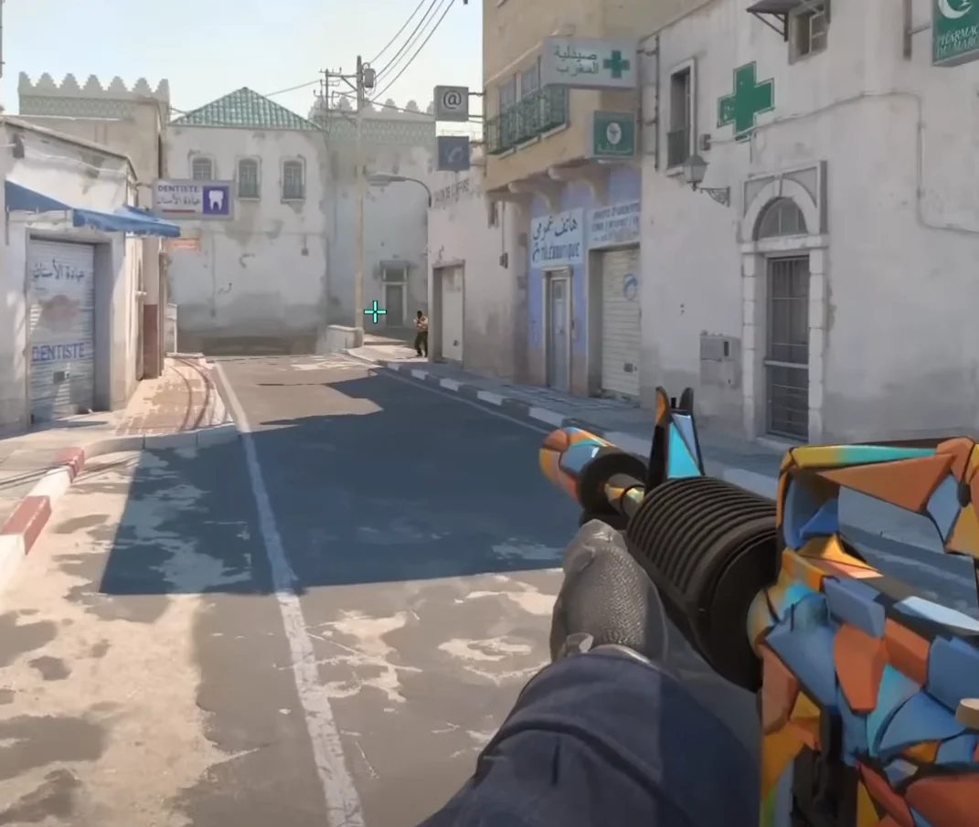 Side Pit on Dust II