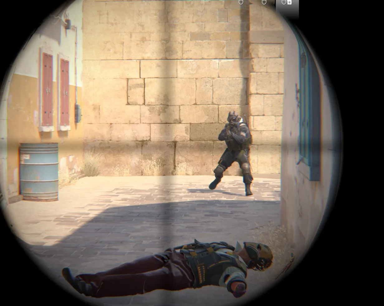 Top Mid on Dust II