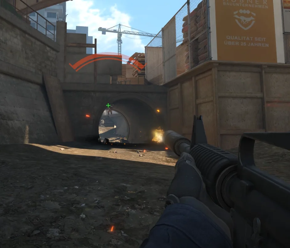 Alley on Overpass