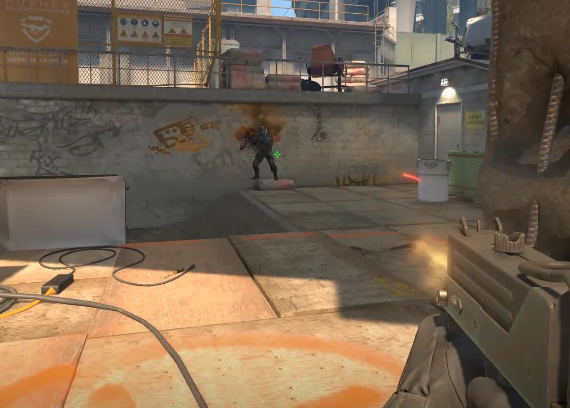 Barrels on Overpass