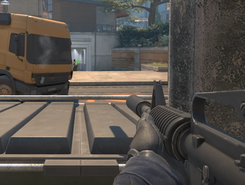 Bathroom on Overpass