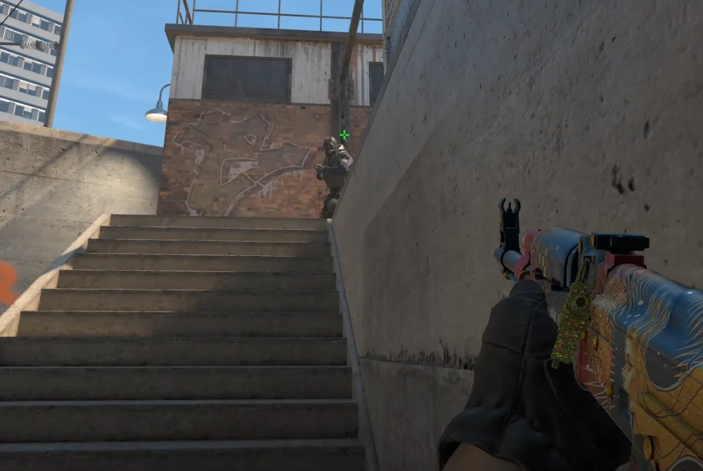 Dumpster on Overpass