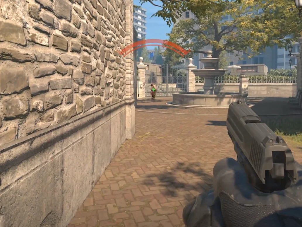 Fountain on Overpass