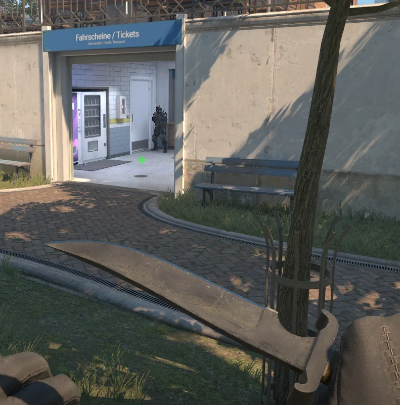 Long Bathroom on Overpass