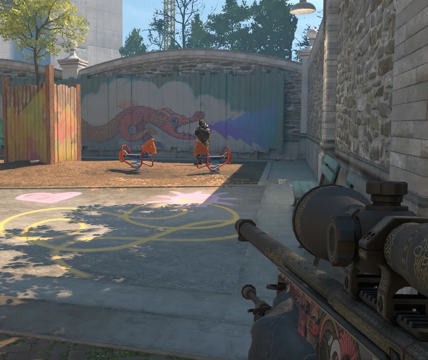 Playground on Overpass