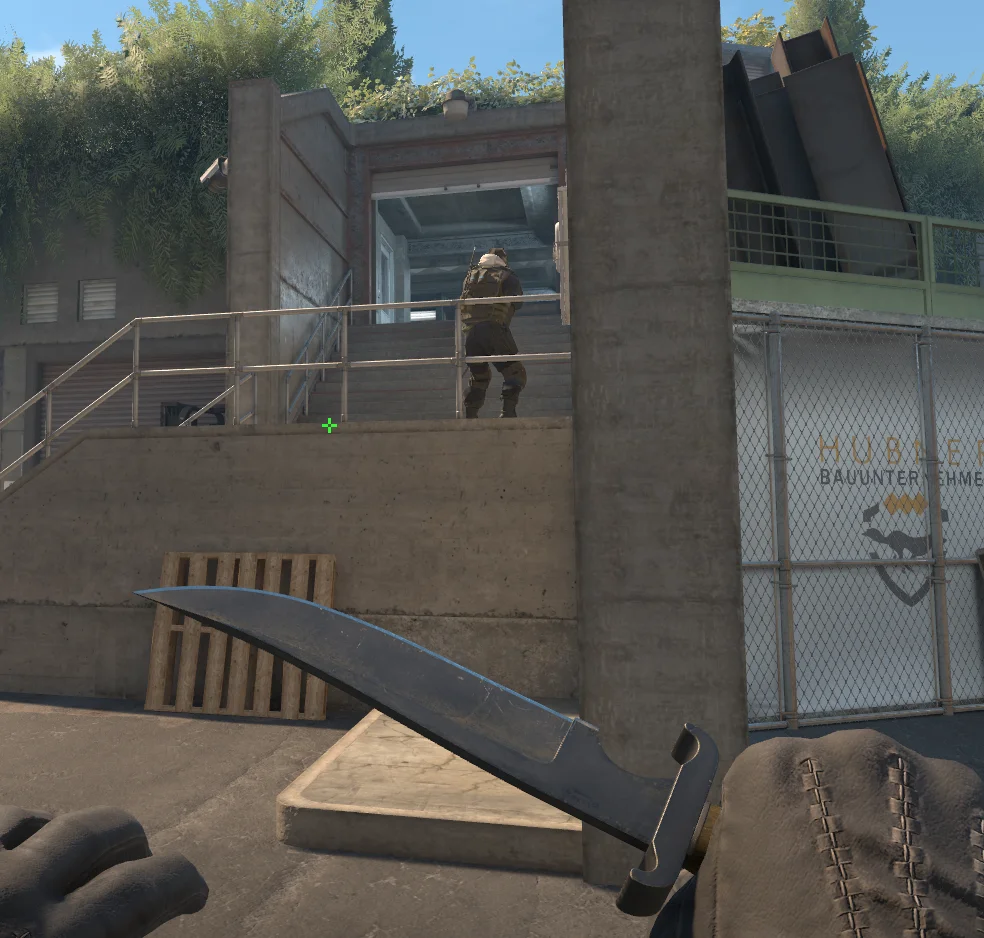 T Stairs on Overpass