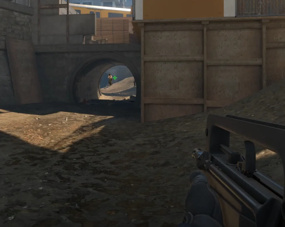 Tracks on Overpass