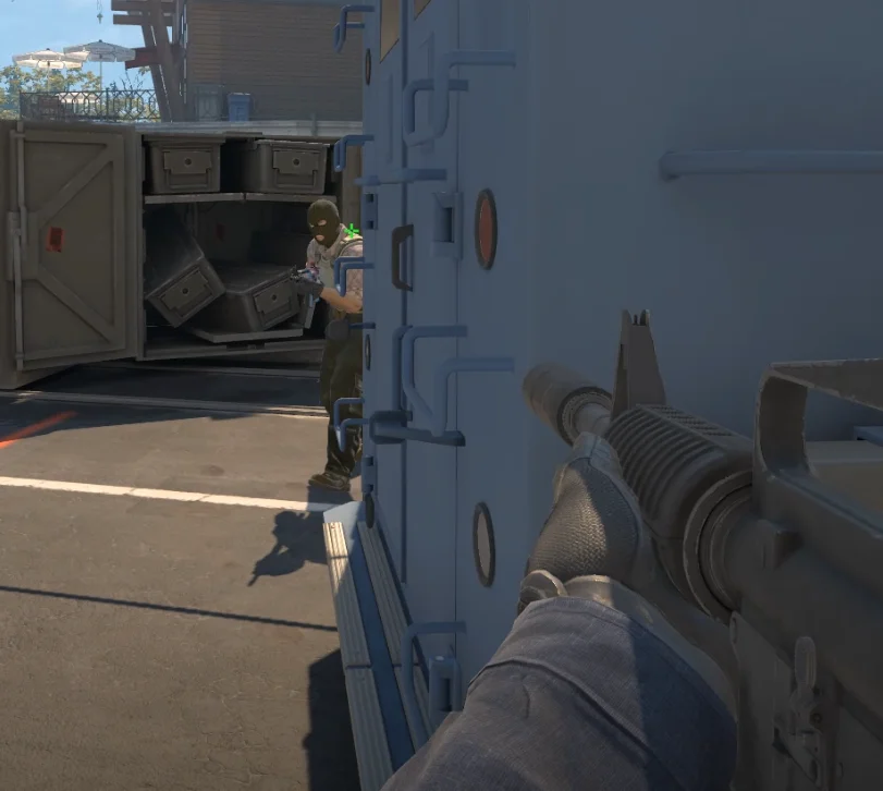 Van on Overpass